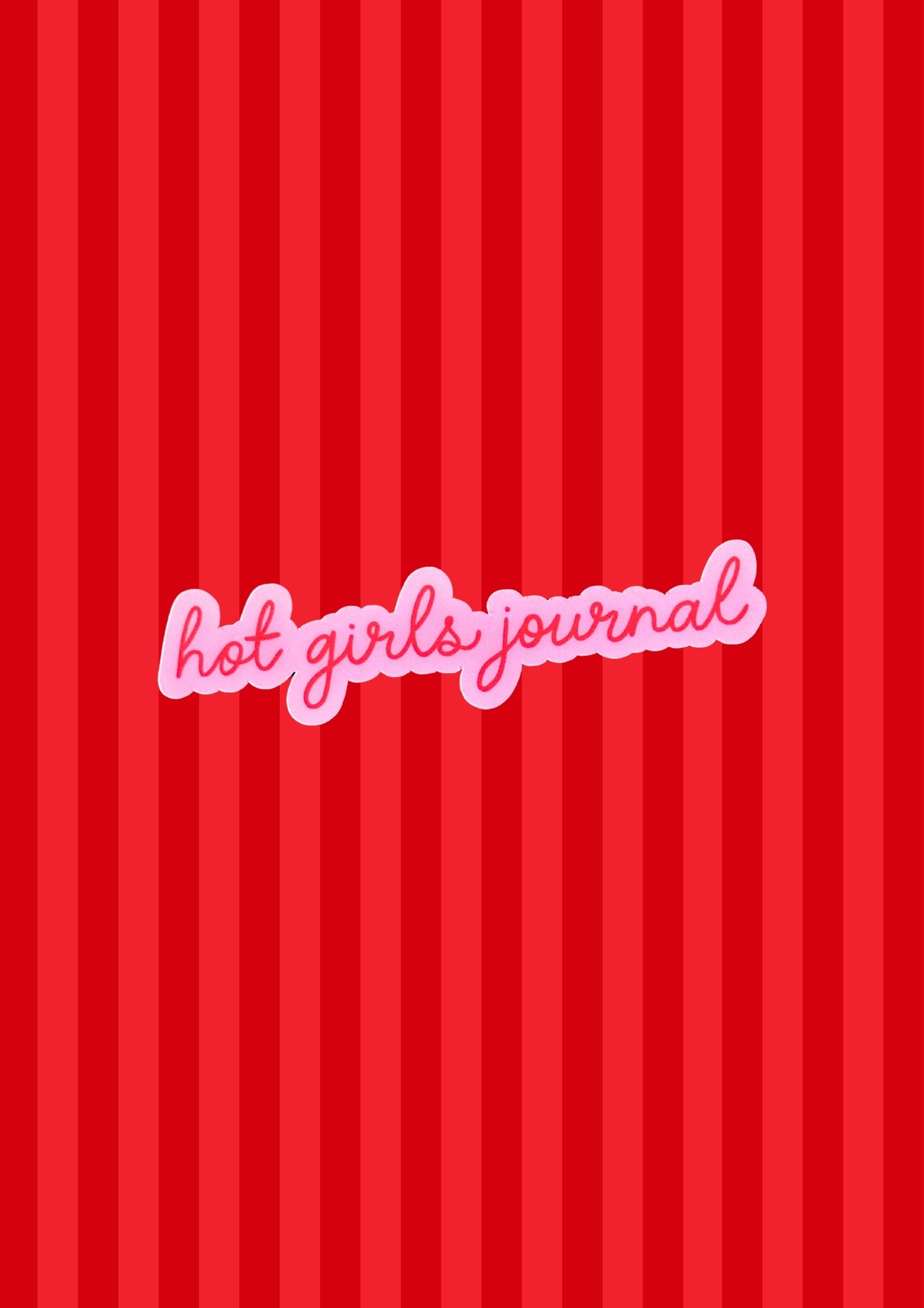 Tillie Rose Studio - Hot Girls Journal Vinyl Sticker