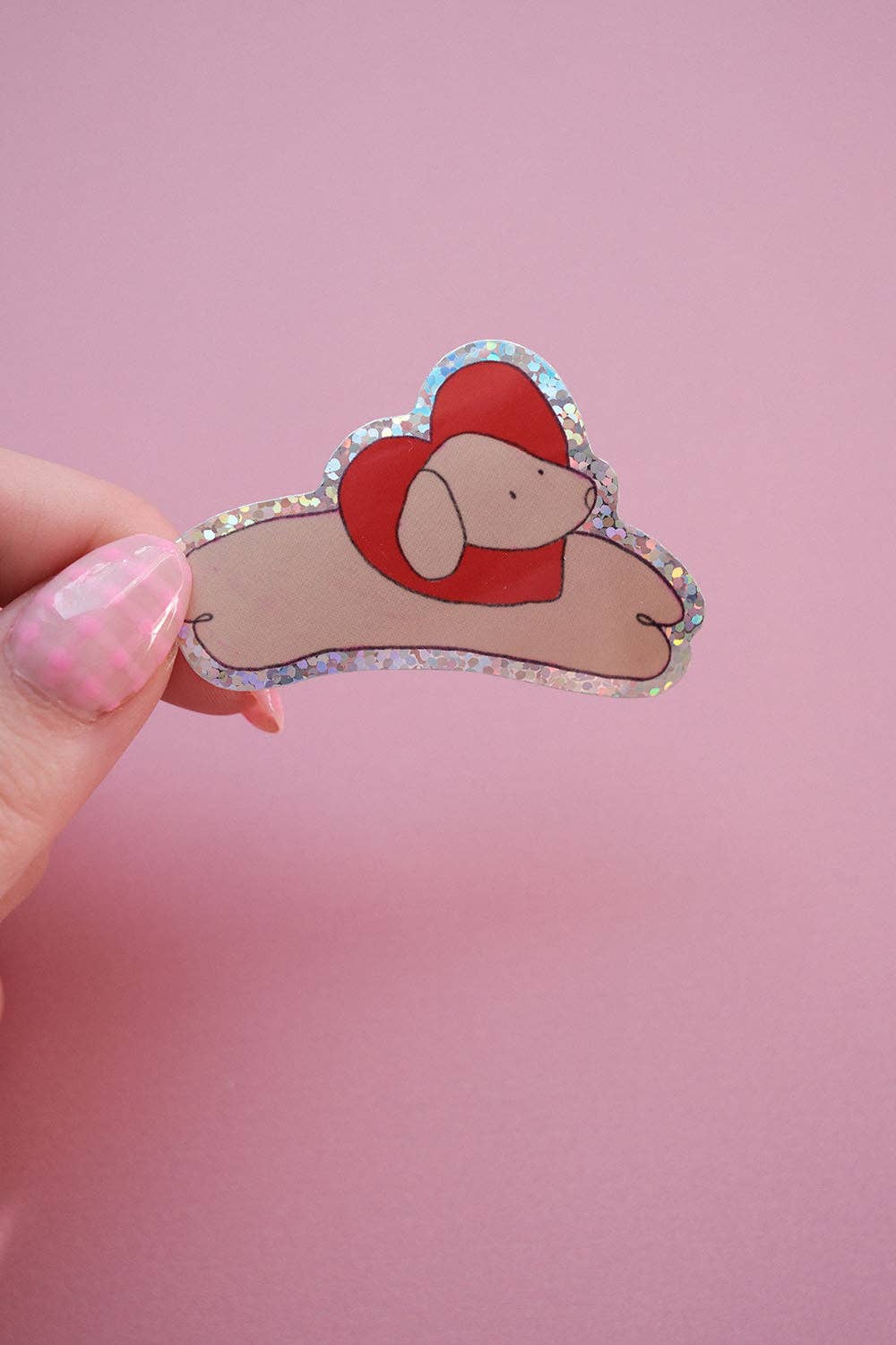 Coming Soon: Nany Craft Shop - Dog Heart Sticker