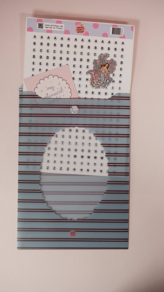 Coming Soon: Nany Craft Shop - Junk Pouch - Blueberry