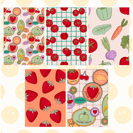 Farmers Market Scrapbook Paper Pack