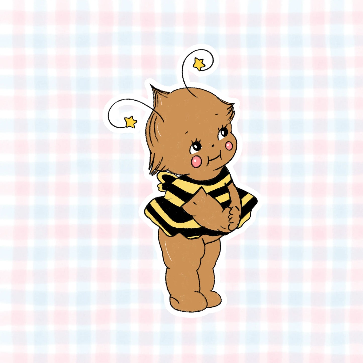 COMING SOON: Shyla's Journal - Baby Bee Kewpie Vinyl Sticker