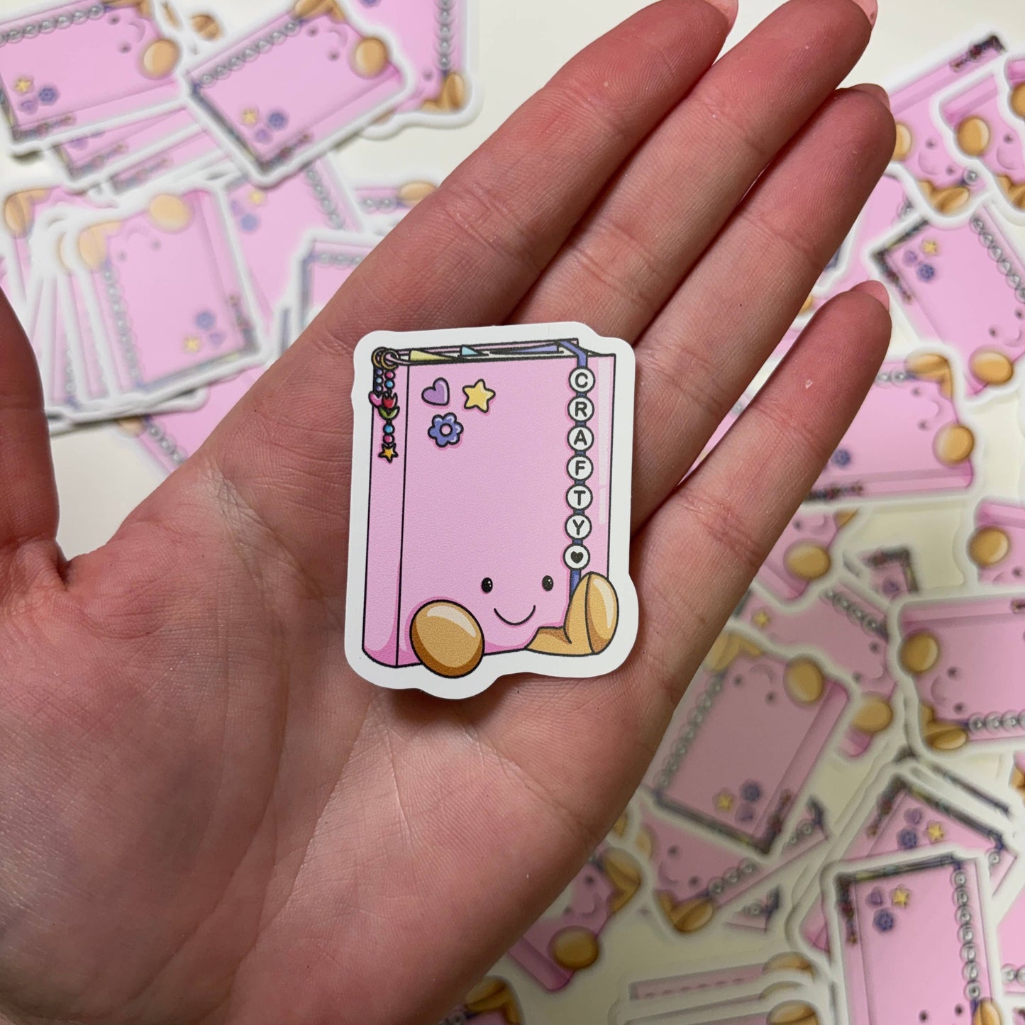 COMING SOON: Slinky Sketches - Crafty Notebook Die Cut Sticker