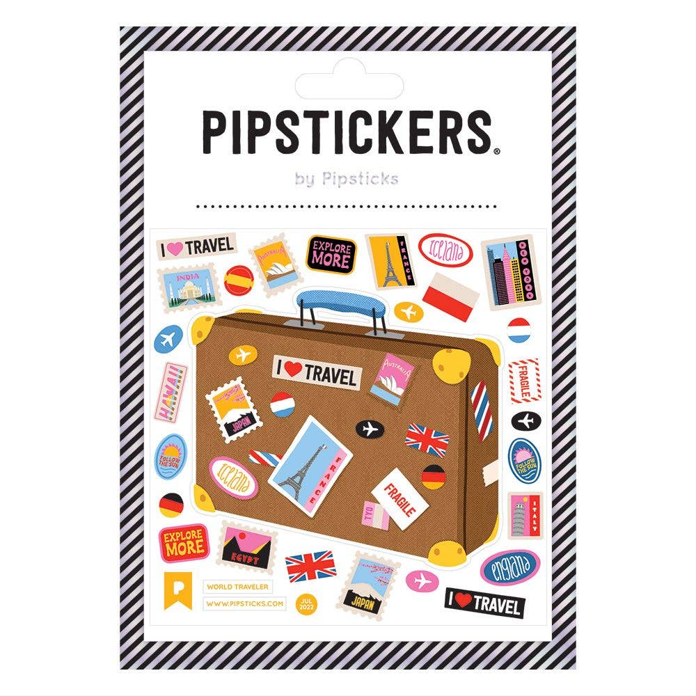 Pipsticks World Traveler Sticker Sheet