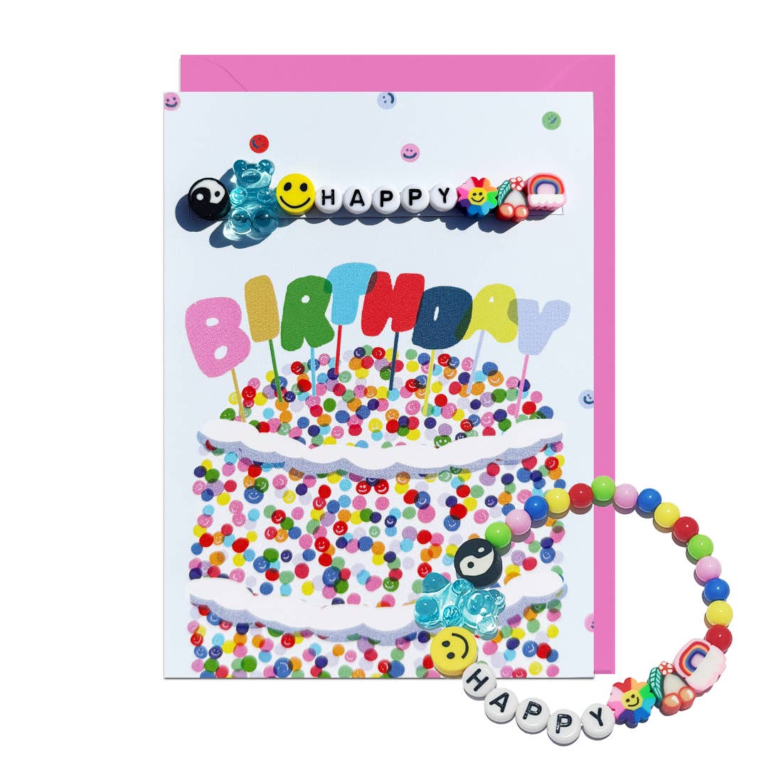 COMING SOON: Jolly Awesome - Happy Birthday Friendship Bracelet Card