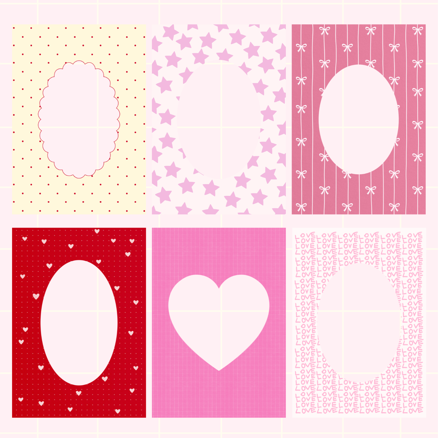 Lover Girl Mixed Print Frames