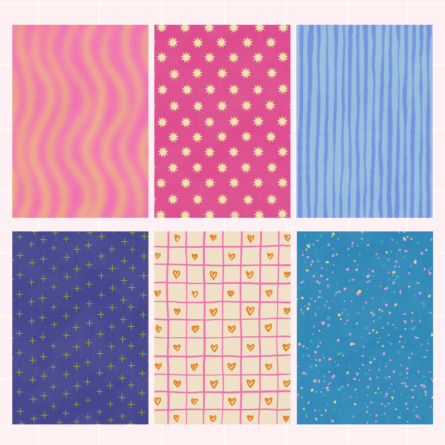 Funky Patterns Scrapbook Paper Pack