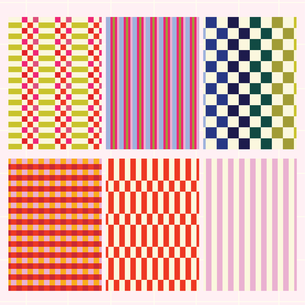 Bright Pattern Scrapbook Paper Pack