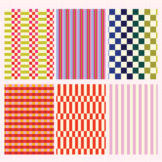 Bright Pattern Scrapbook Paper Pack