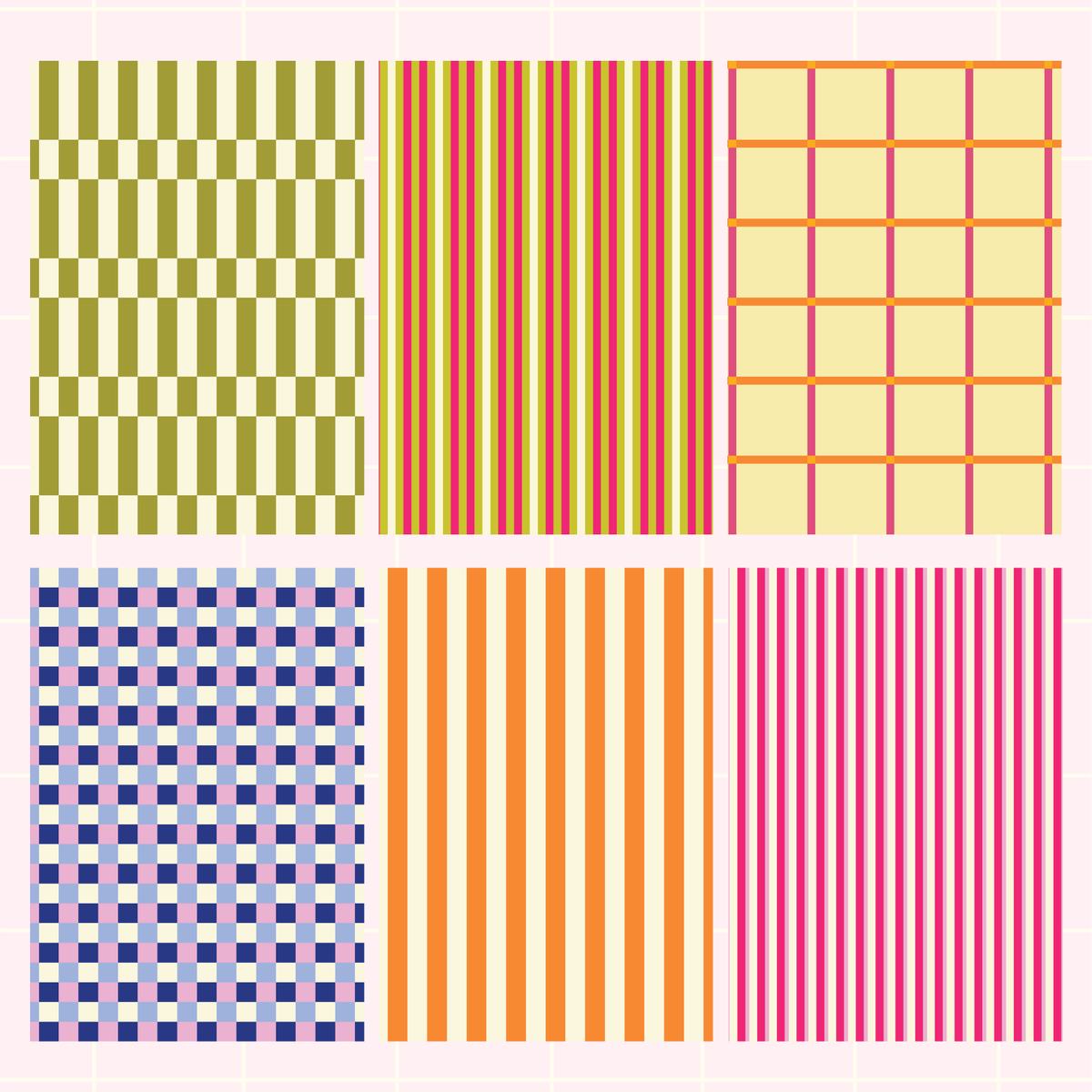 Bright Pattern Scrapbook Paper Pack