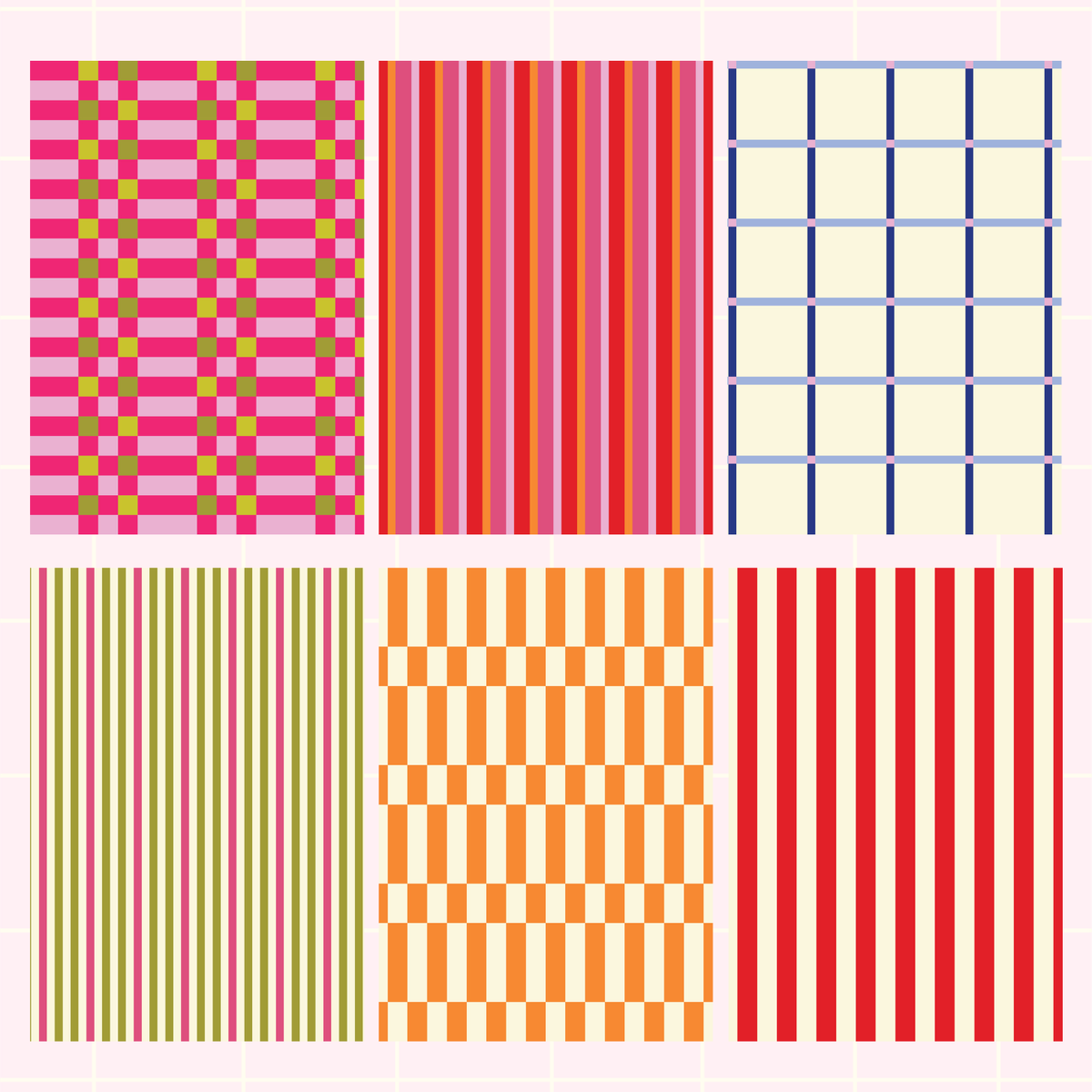 Bright Pattern Scrapbook Paper Pack