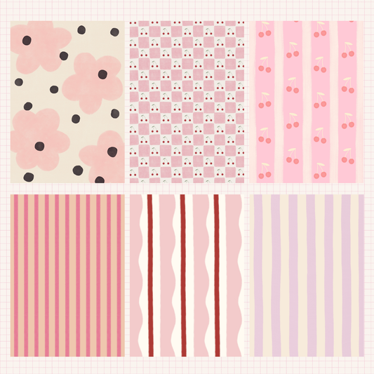 Fun Whimsy Spring Scrapbook Paper Pack