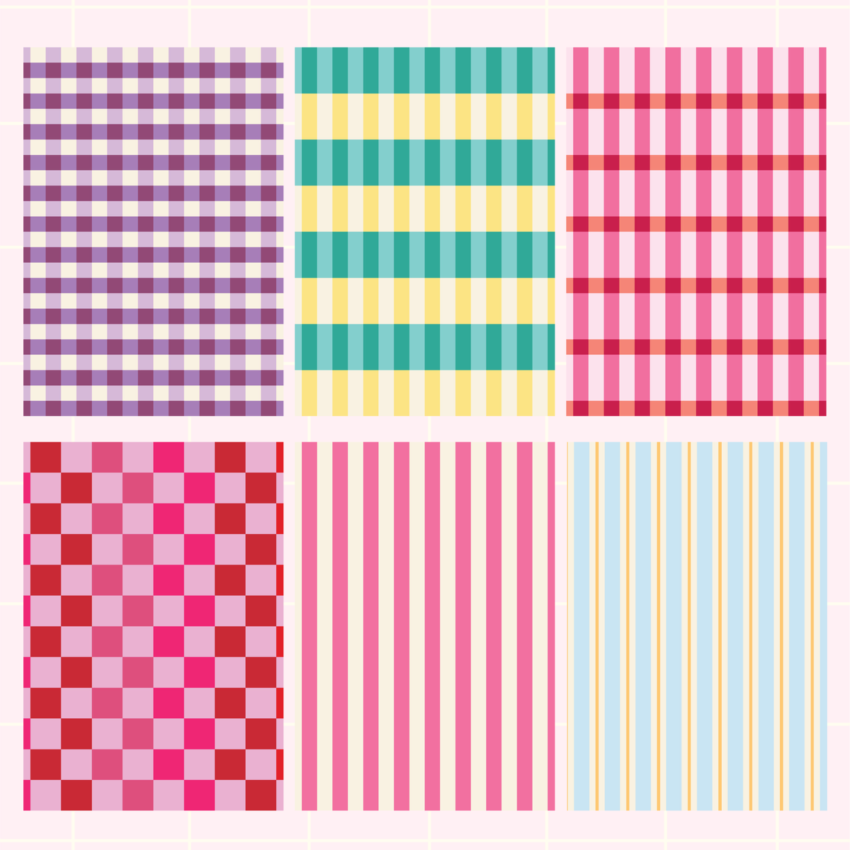 Bright Pattern Scrapbook Paper Pack