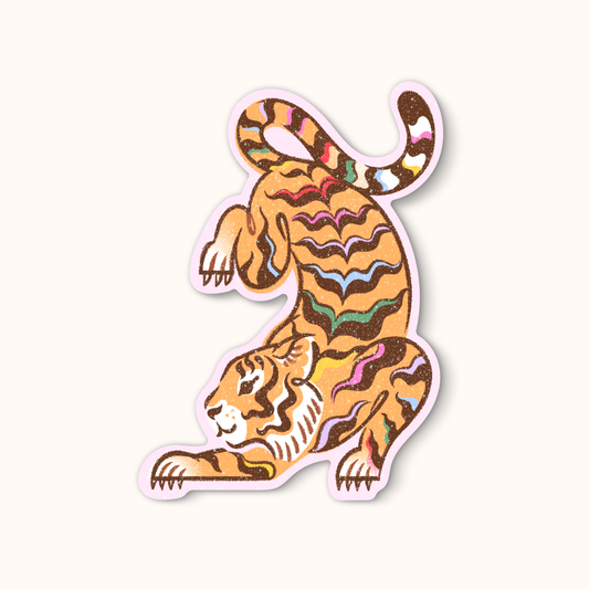 Coming Soon: Reverie Realm - Wild About You Tiger | Vinyl Waterproof Sticker