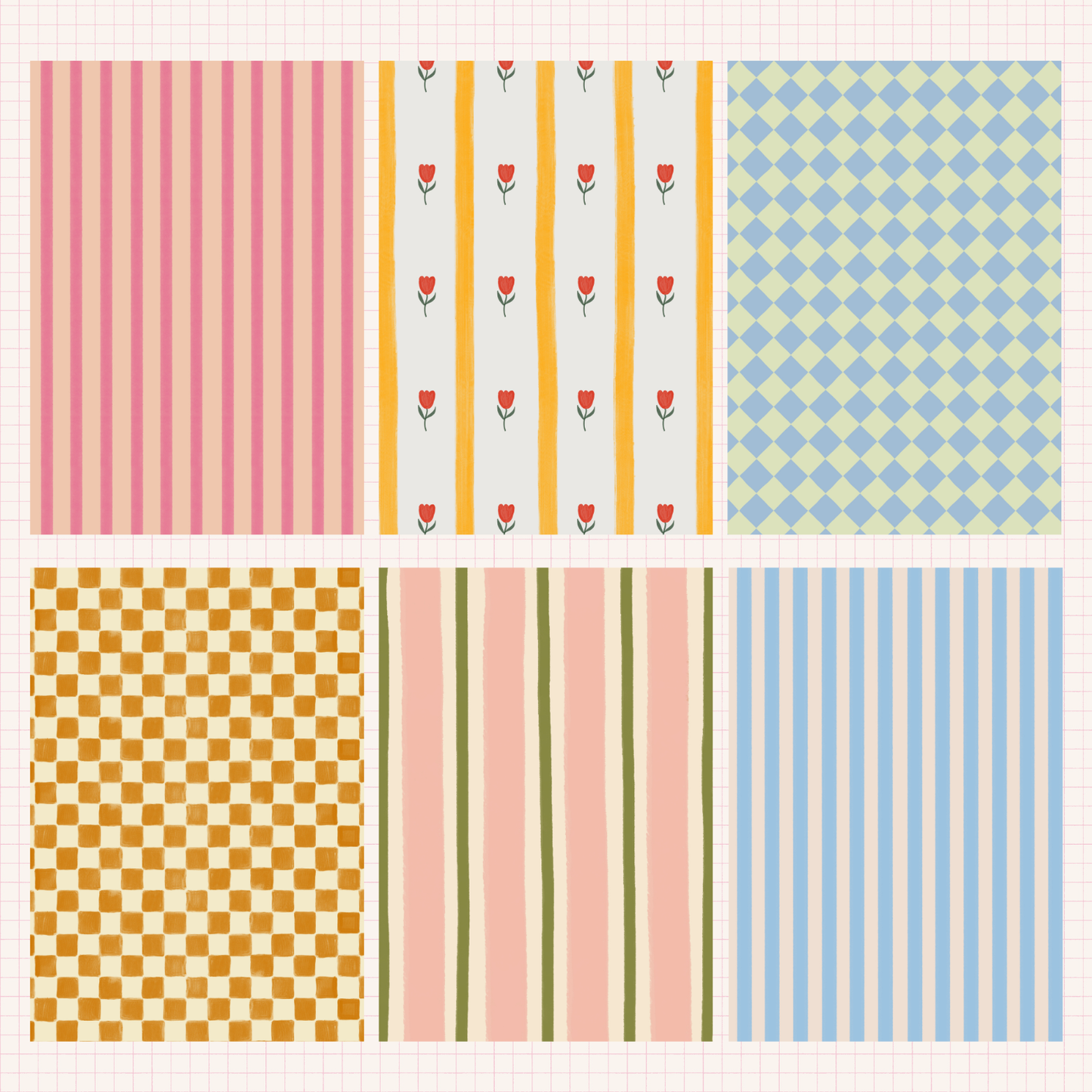 Fun Whimsy Spring Scrapbook Paper Pack