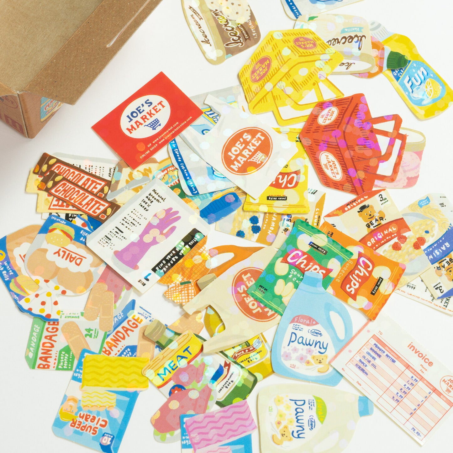 Haco Stickers - Mini Supermarket Sticker Box