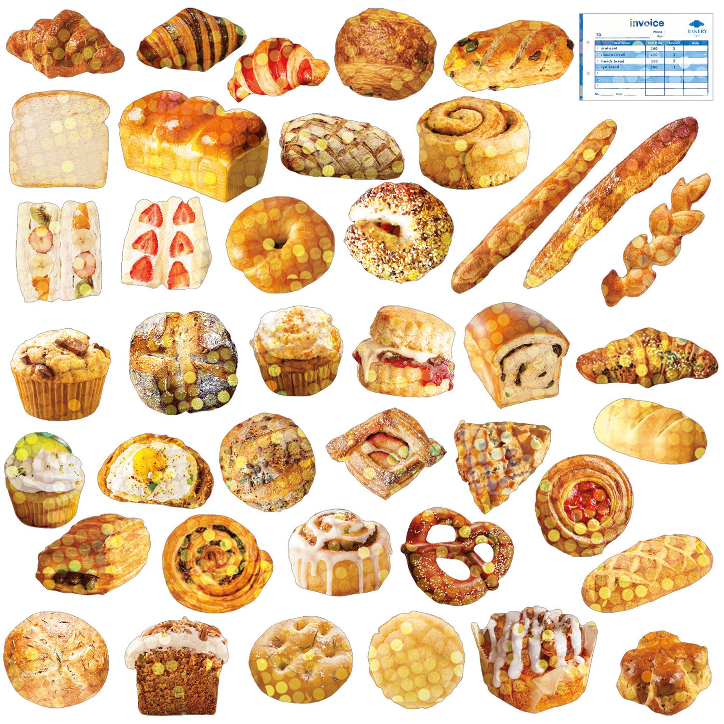 Haco Stickers - Bakery Sticker Box