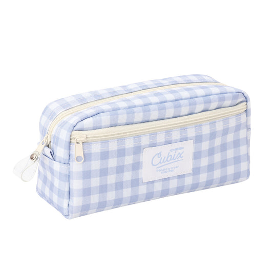 M-PLAN Checkered Pencil Case