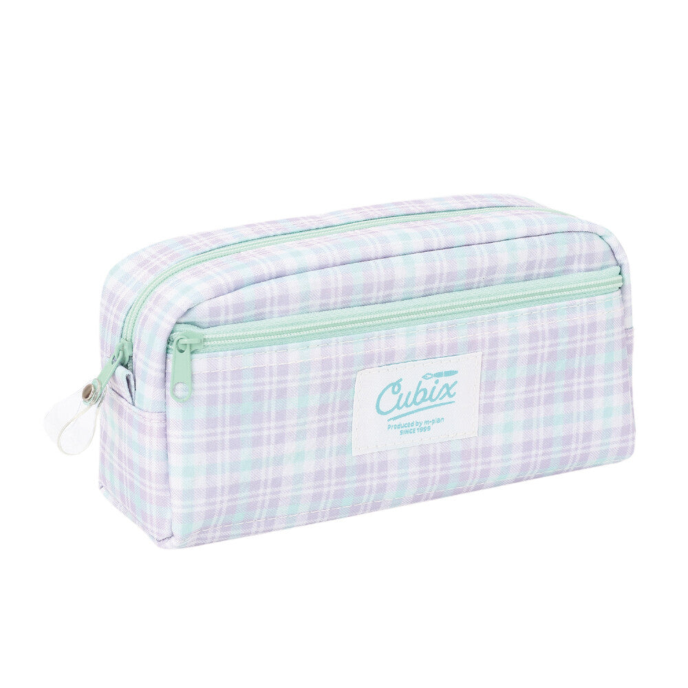 M-PLAN Checkered Pencil Case