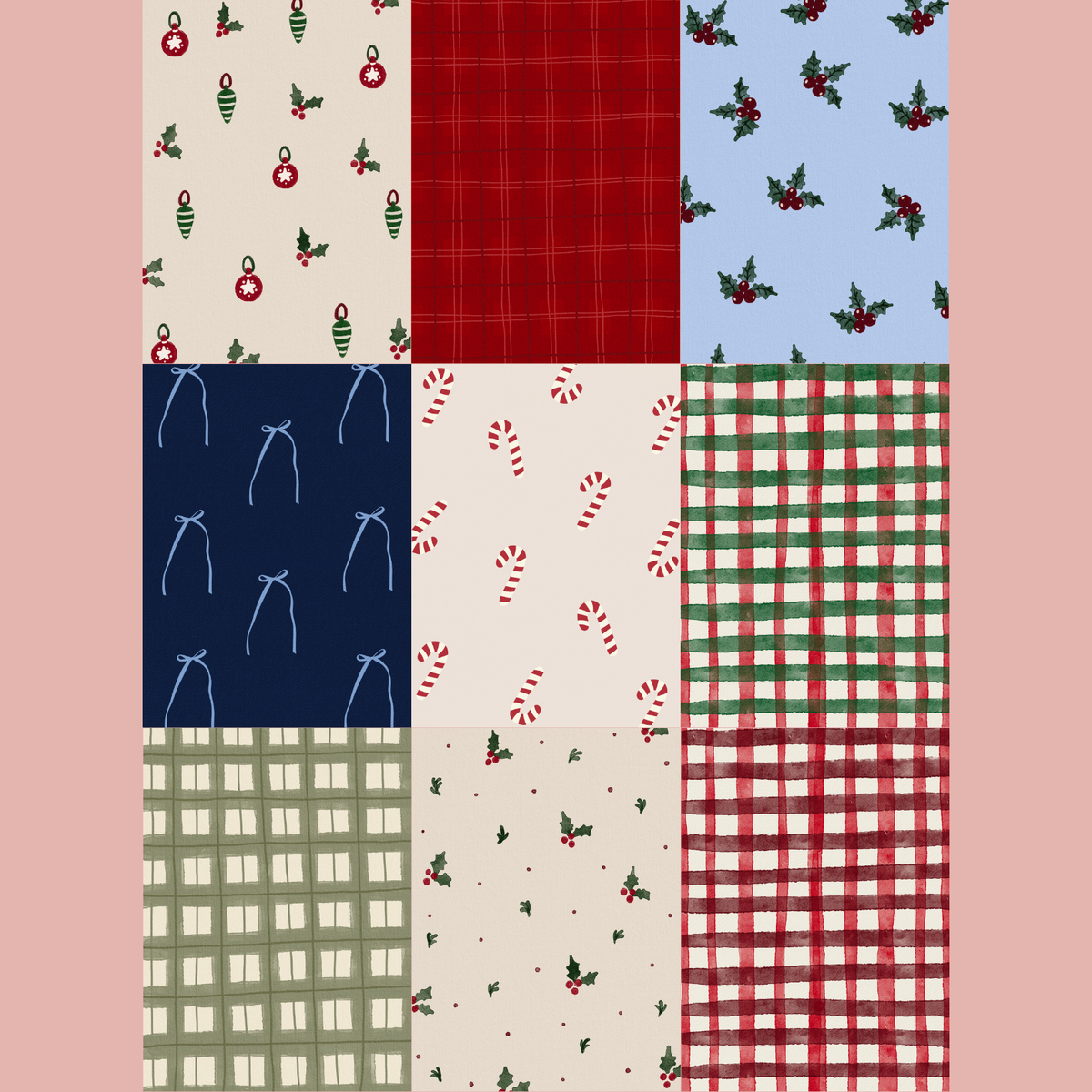 Scrapbook Paper Book - Christmas Edition