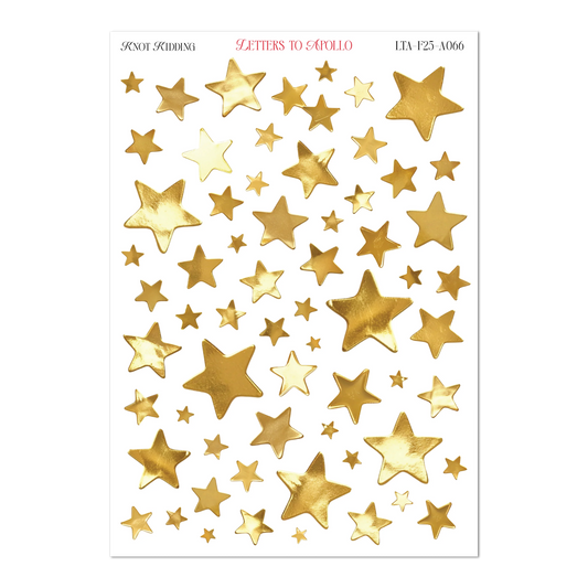COMING SOON: Letters to Apollo - You're Golden Sticker Sheet