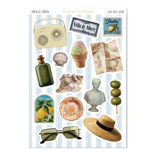 COMING SOON: Letters to Apollo - Dulce Days Sticker Sheet
