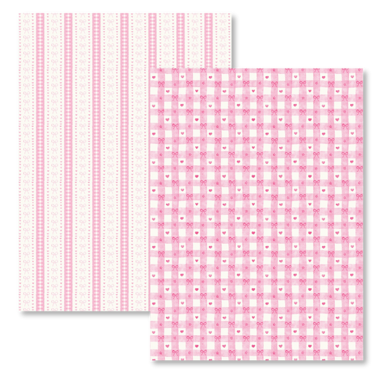 Letters to Apollo - Pink Darling Scrapbook Paper