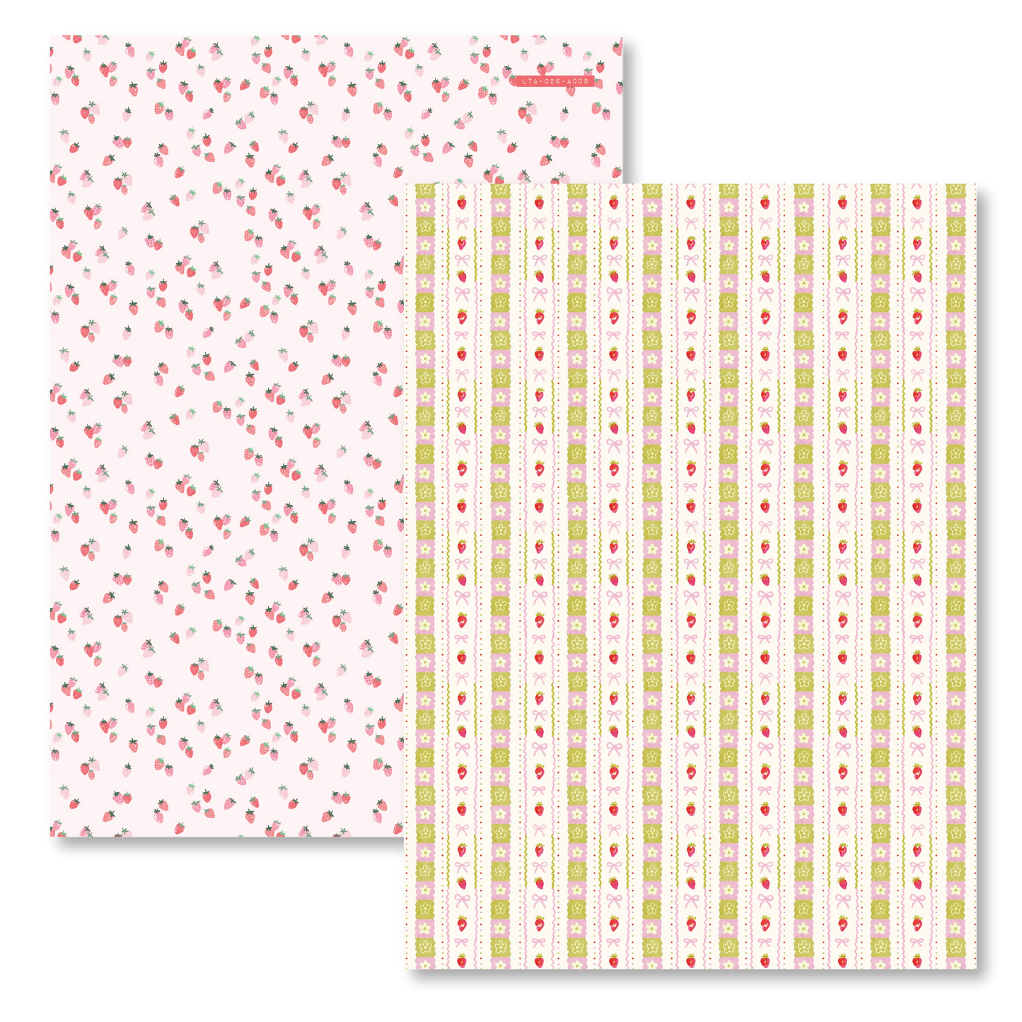 Letters to Apollo - Berry Babe Scrapbook Paper
