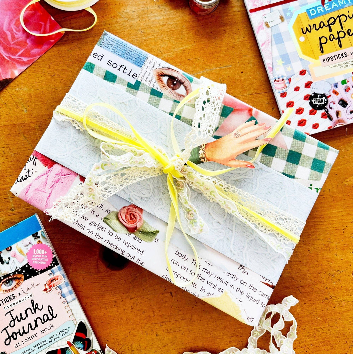 Coming Soon: Pipsticks - Haricot Vert Dreamy Wrapping Paper Book