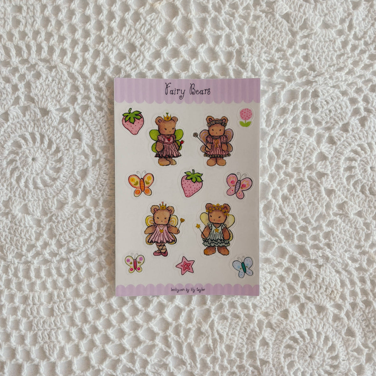 COMING SOON: Loviliy - Fairy Bears Sticker Sheets
