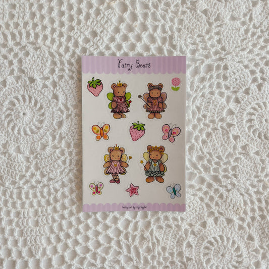 COMING SOON: Loviliy - Fairy Bears Sticker Sheets