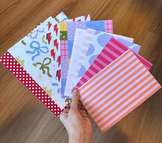 Mystery Peel & Stick Scrapbook Paper Pack