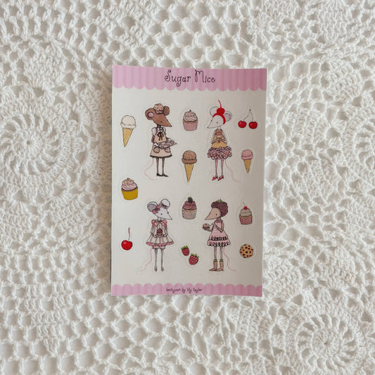 COMING SOON: Loviliy - Sugar Mice Sticker Sheet