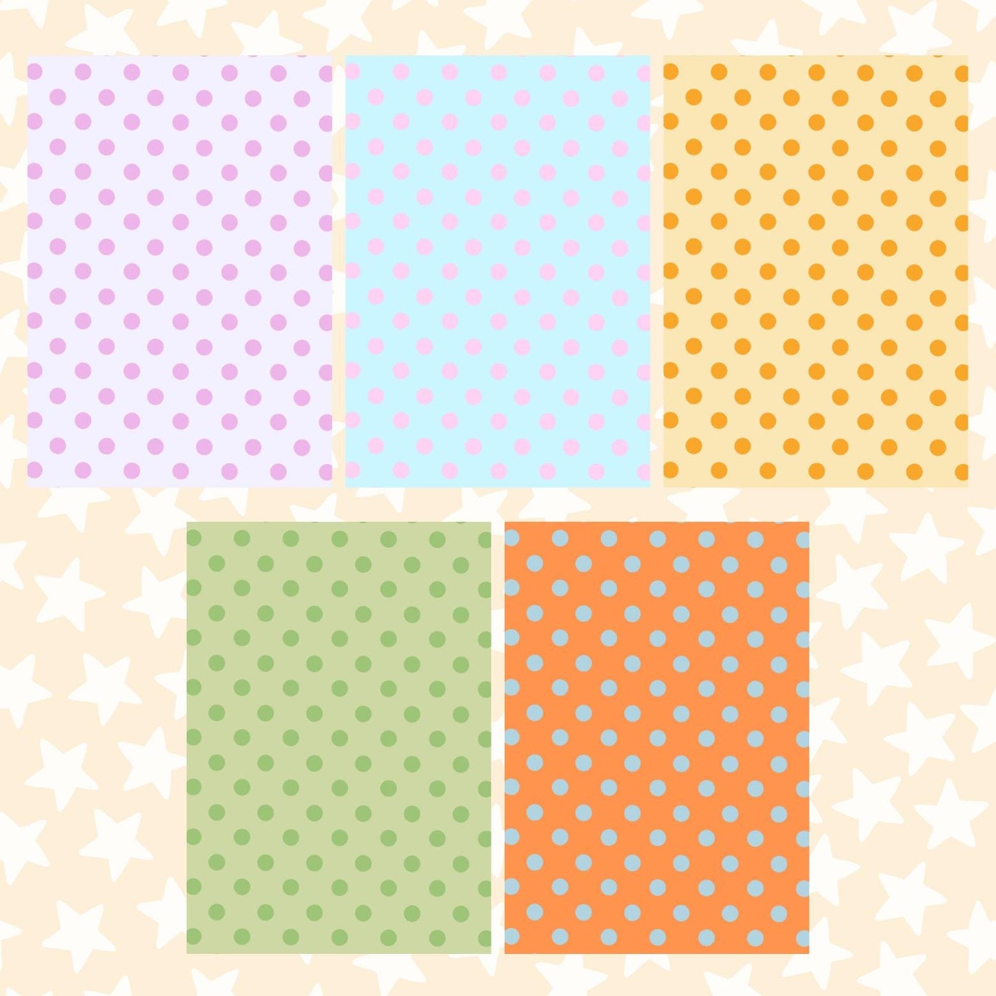 Polka Dot Scrapbook Paper Pack