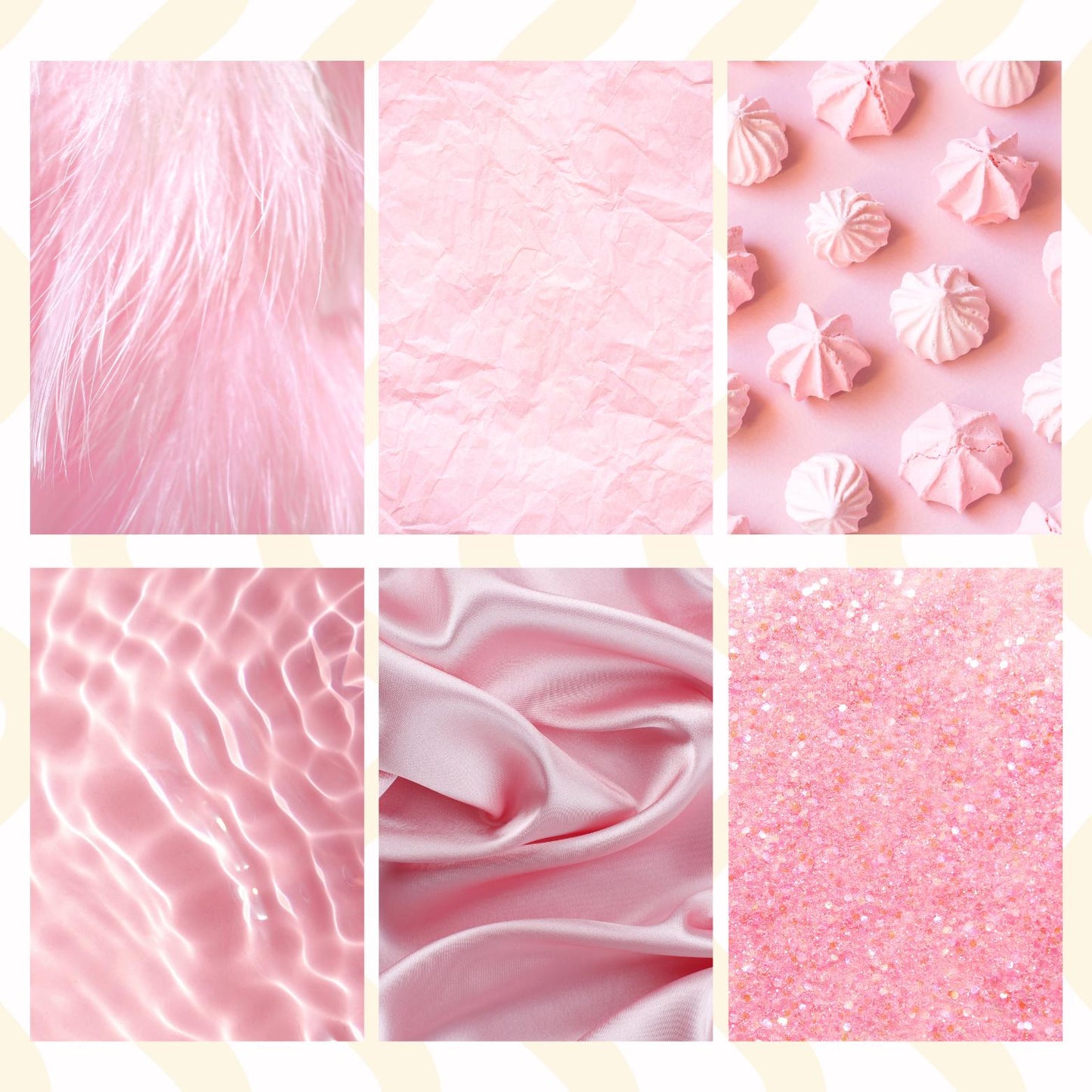 Baby Pink Sticky Back Scrapbook Paper Pack