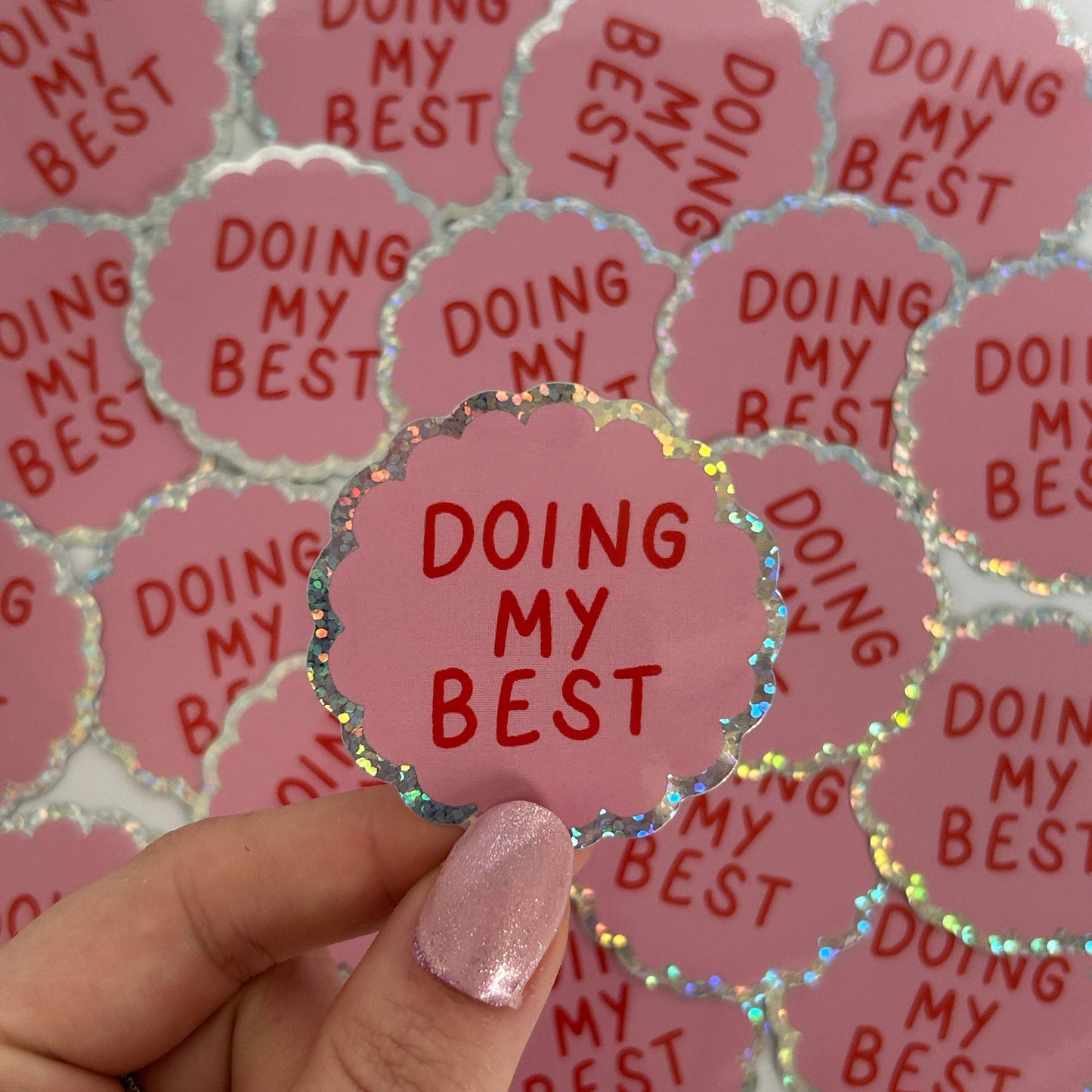 NanyCraftShop - Doing My Best Sticker