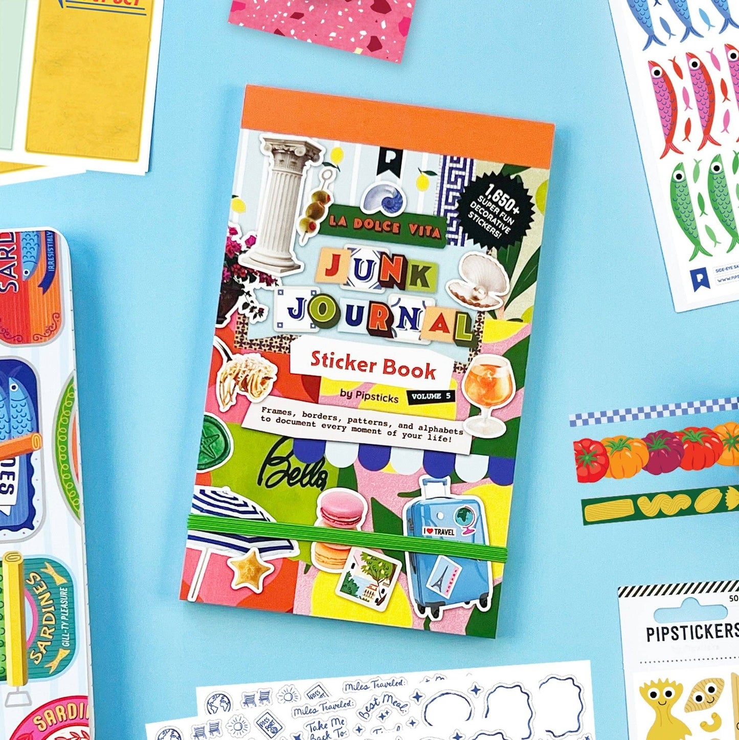 COMING SOON: Pipsticks - La Dolce Vita Junk Journal Sticker Book Volume 5