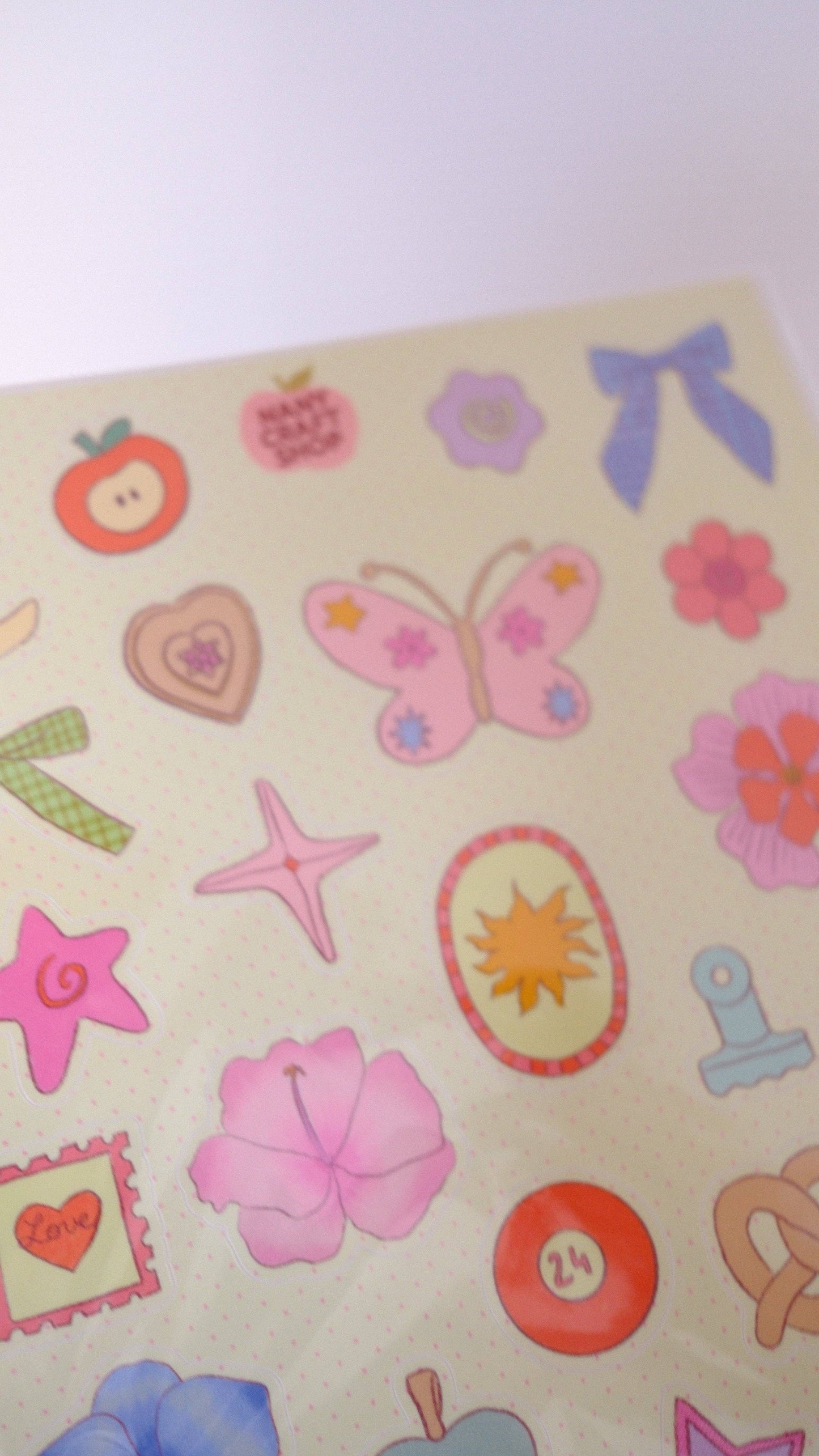 COMING SOON: Nany Craft Shop - A5 Trinket Sticker Sheet