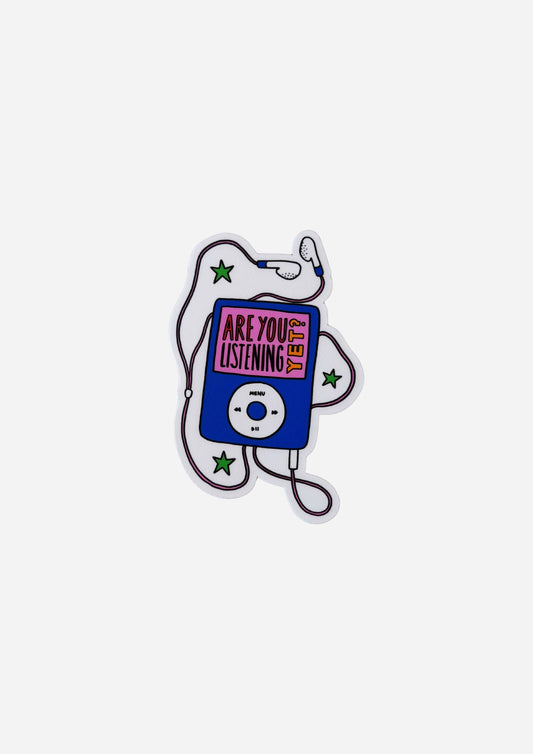 Tillie Rose Studio - Are You Listening Yet Harry Styles Vinyl Sticker