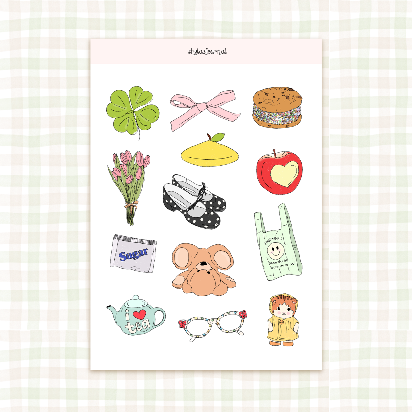 COMING SOON: Shyla's Journal - "Whimsical Girl" Sticker Sheet
