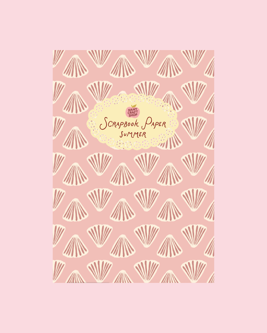COMING SOON: Nany Craft Shop Scrapbook Paper Booklet - Summer