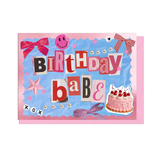 COMING SOON: Jolly Awesome - Birthday Babe Junk Journal Card