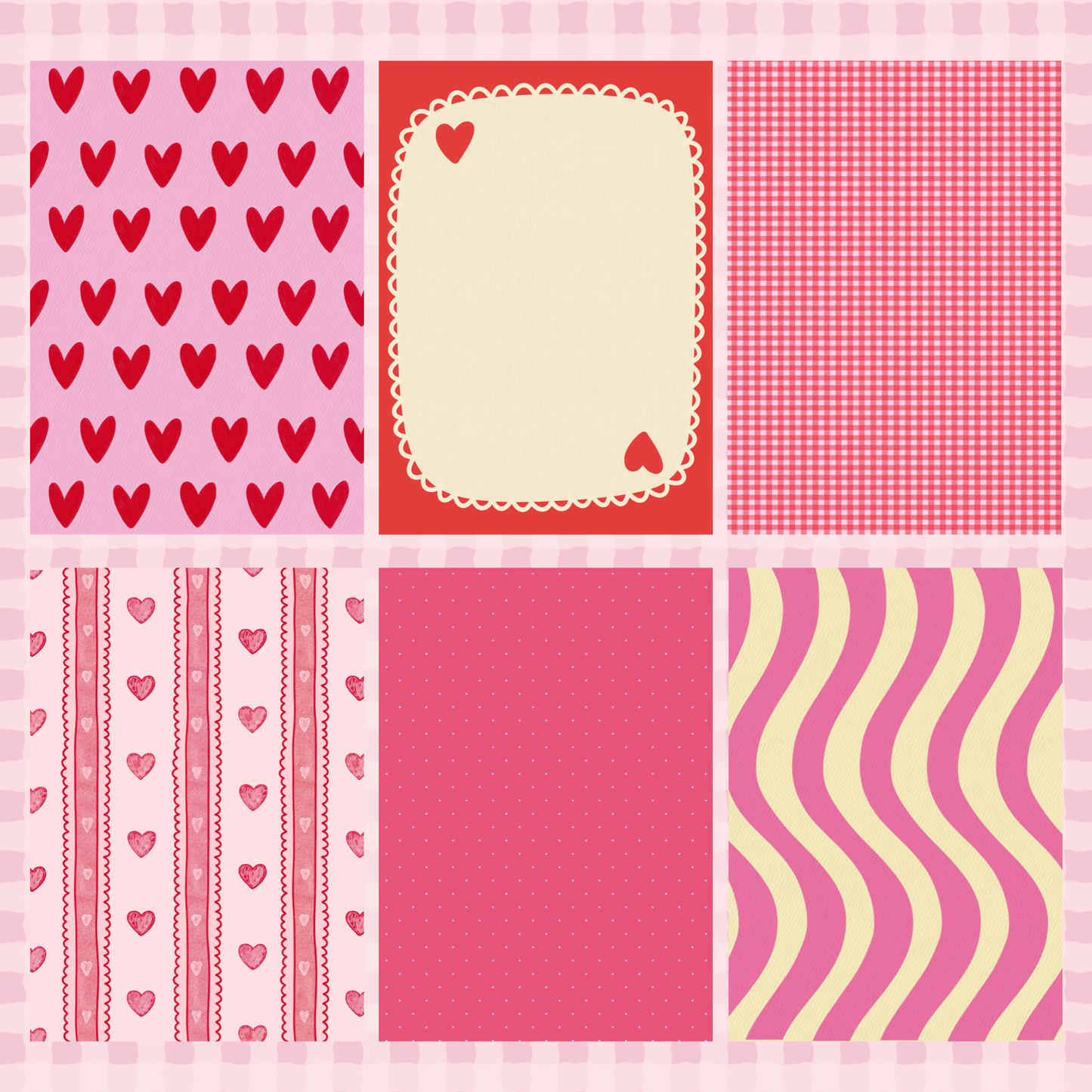 Lover Girl Mixed Print Sticky Back Journal Paper