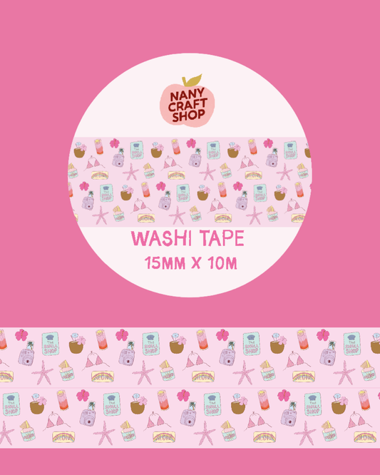 COMING SOON: Nany Craft Shop Washi Tape - Tropical Summer