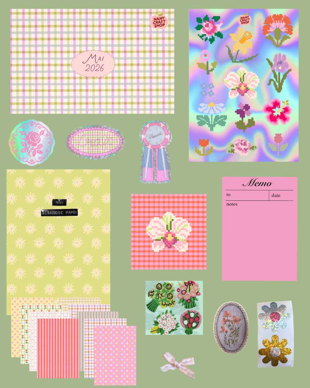 COMING SOON: Nany Craft Shop - Nany Junk Club May envelope