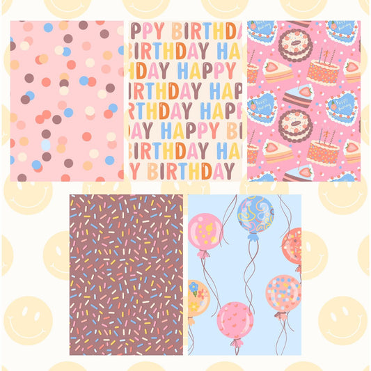 Birthday Scrapbook Paper Pack