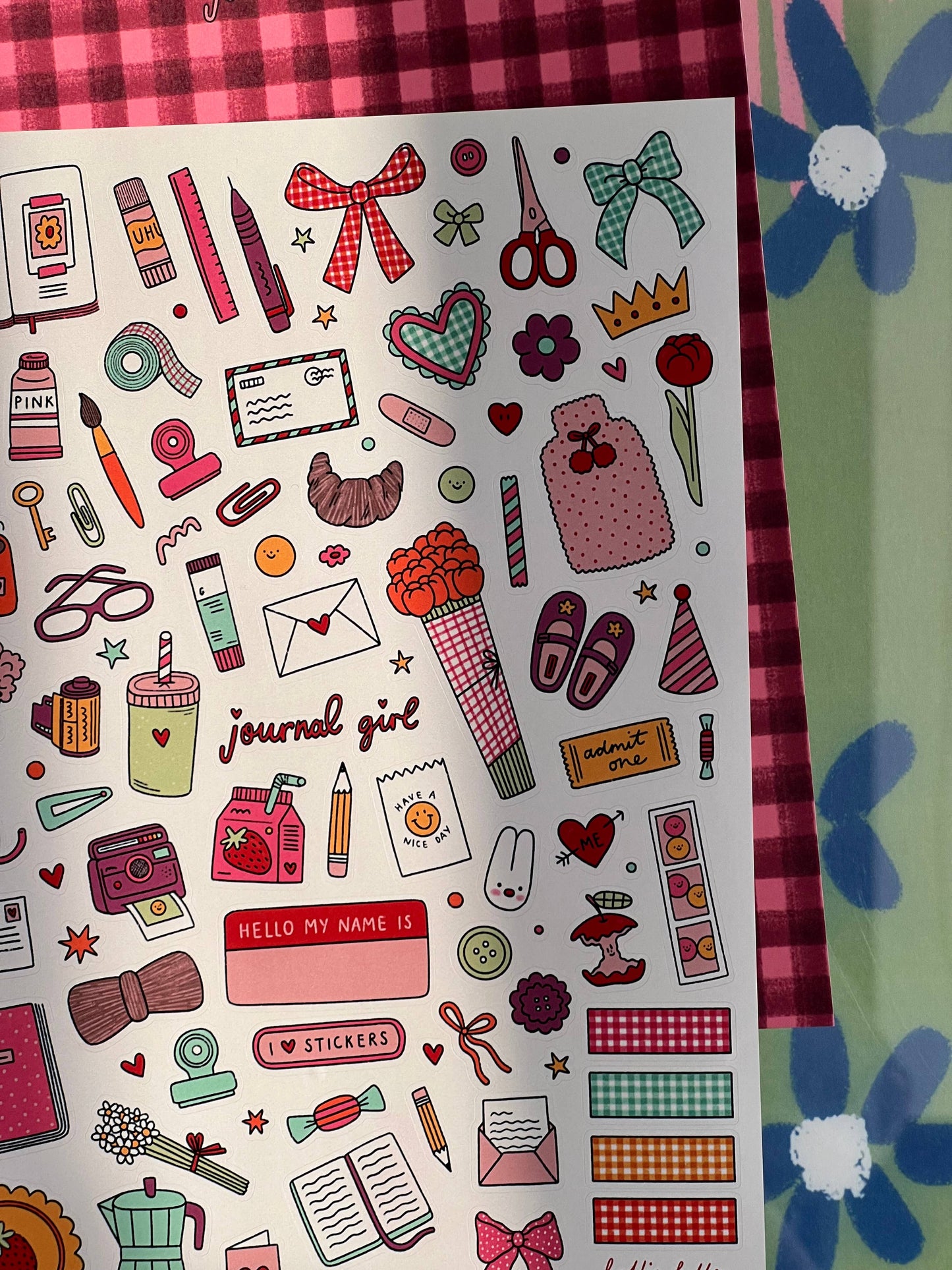 Hollie Fuller - Journal Girl Sticker Sheet