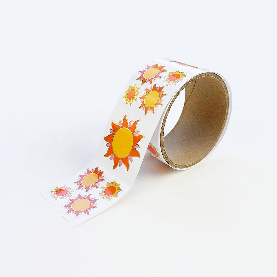 Coming Soon: Pipsticks - Tear-off Stickers - Flaming Sun