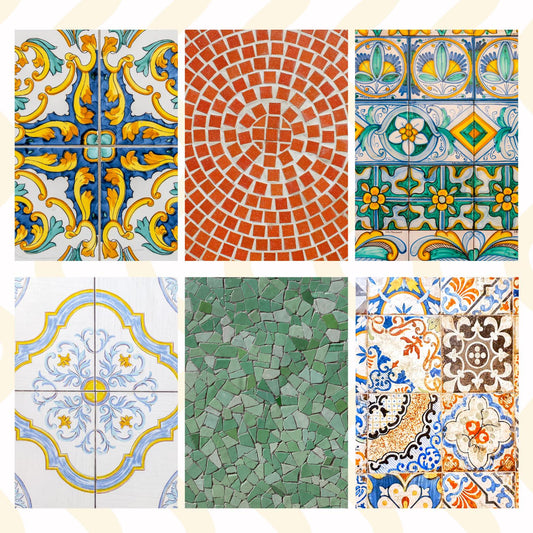 Italian Summer Sticky Back Scrapbook Paper pack