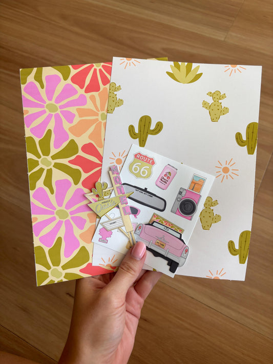 Monthly Journal Kit - Summer Snail Mail Club