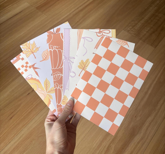 Coquette Autumn Journal Paper Pack